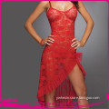 Wholesale Red Lace Short Front Long Back Dress